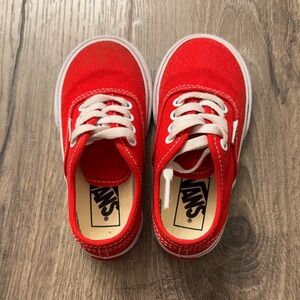 Vans toddler sneakers, size 6.5 toddler